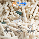 Cát Mèo Đất Sét Mix Đậu Nành Cature Bentonite 2.8kg (7L) - Paddy Pet Shop